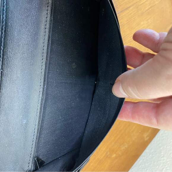 BRAHMIN Vintage Black/Brown Wallet - Picture 6 of 11